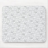 Happy Teeth Pattern Muismat (Voorkant)