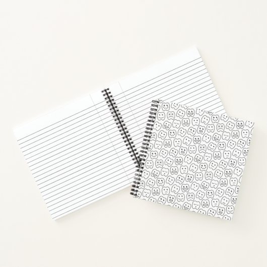 Happy Teeth Pattern Notitieboek (Binnen)