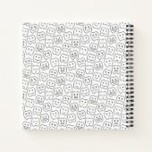 Happy Teeth Pattern Notitieboek (Achterkant)