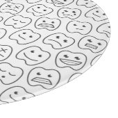 Happy Teeth Pattern Snijplank (Hoek)