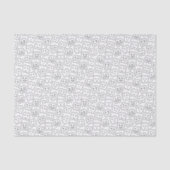 Happy Teeth Pattern Tissuepapier (Voorkant)