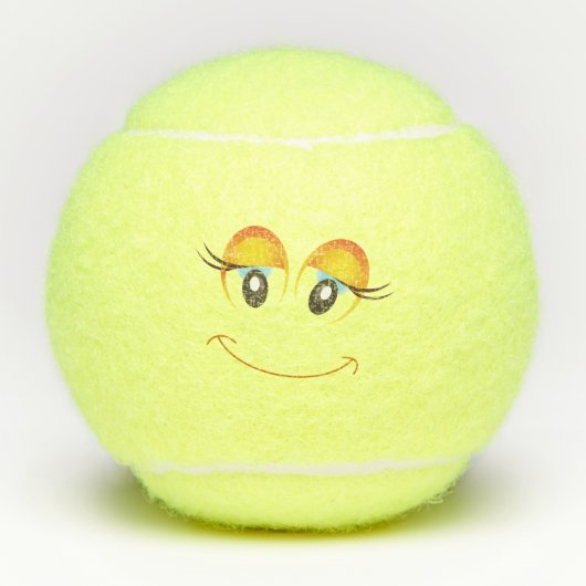 Happy Tennis Balls Tennisballen (Voorkant)