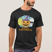 Happy Tennis Halloween - Spooky Skull en Pumpkin