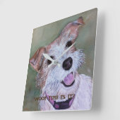 HAPPY TERRIER MIX | SLOT VIERKANTE KLOK (Hoek)