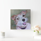 HAPPY TERRIER MIX | SLOT VIERKANTE KLOK (Huis)