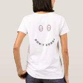 Happy Text Funny T-shirt - (Achterkant)