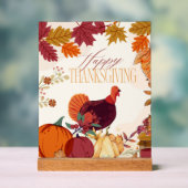 Happy Thanaksgiving Acryl Bord (Neutraal)