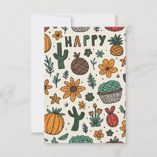 Happy Thank You Card Bedankkaart