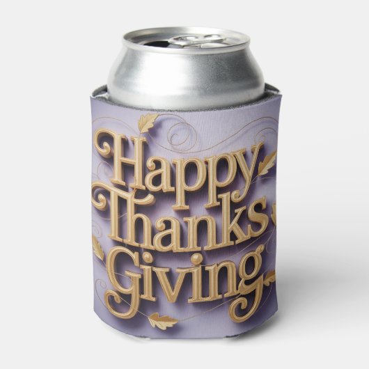  Happy Thanks Giving Can Cooler (Blikje Voorkant)