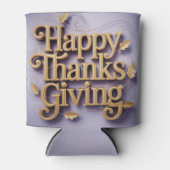 Happy Thanks Giving Can Cooler (Voorkant)