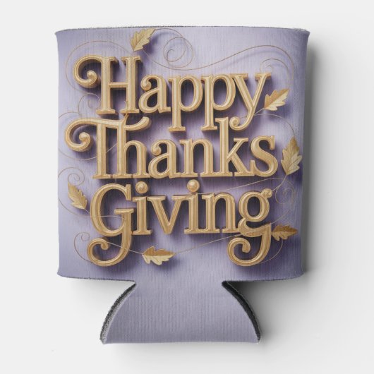  Happy Thanks Giving Can Cooler (Voorkant)