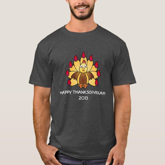 HAPPY THANKSGIVIKKAH T-SHIRT (Voorkant)