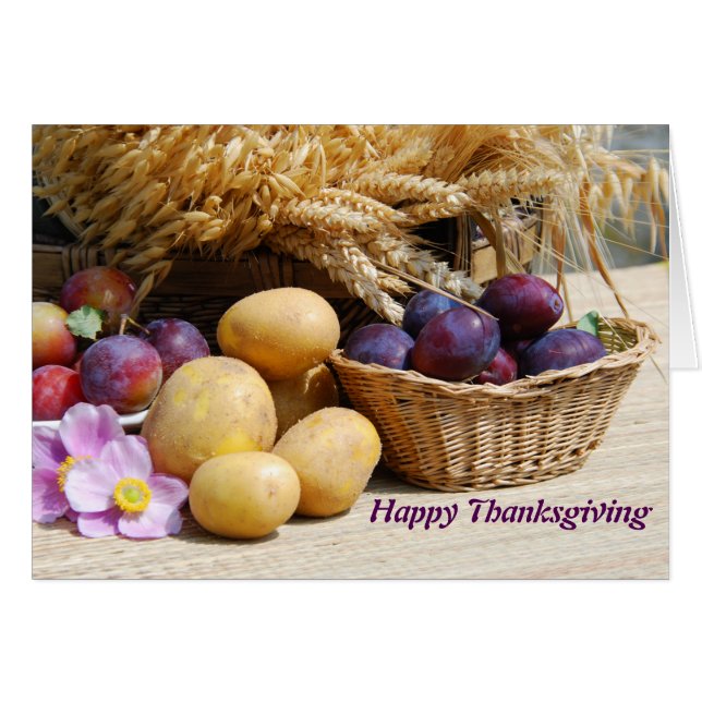 Happy Thanksgiving (Voorkant Horizontaal)