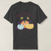 Happy Thanksgiving1 T-shirt (Design voorkant)