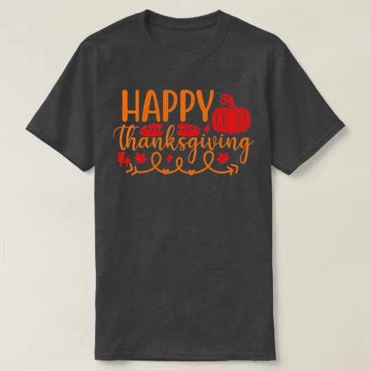 Happy Thanksgiving21 T-shirt (Design voorkant)