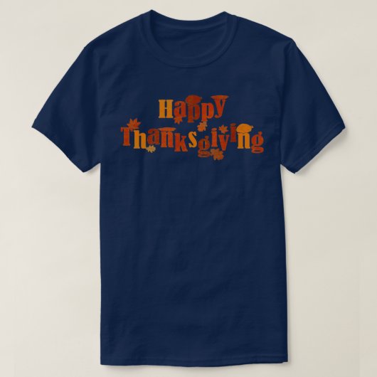 Happy thanksgiving23 t-shirt (Design voorkant)
