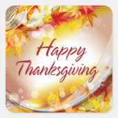 Happy Thanksgiving 11 Stickers (Voorkant)