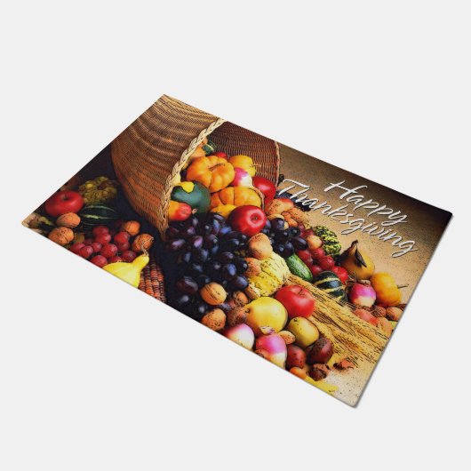 Happy Thanksgiving 12 opties Deurmat (Schuin)