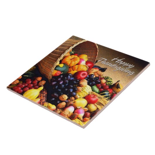 Happy Thanksgiving 12 Tegel Tegeltje (Zijkant)