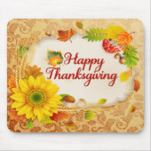 Happy Thanksgiving 13 Mousepad Muismat (Voorkant)