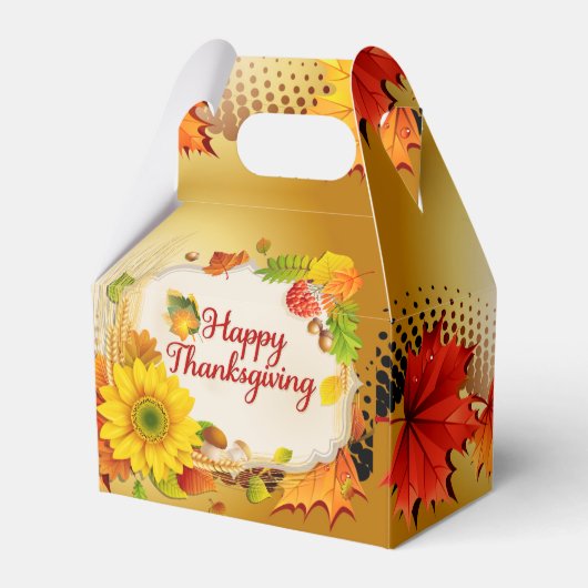 Happy Thanksgiving 13A opties Bedankdoosjes (Achterkant)