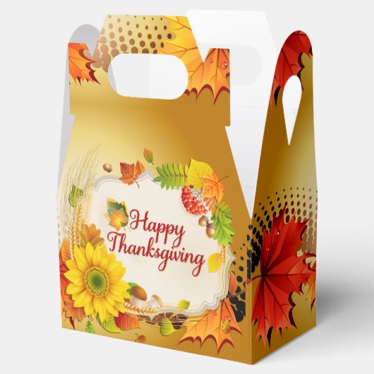 Happy Thanksgiving 13A opties Bedankdoosjes (Geopend)