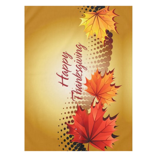 Happy Thanksgiving 16 opties Tafelkleed (Voorkant)