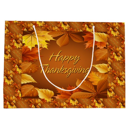 Happy Thanksgiving 1 Groot Cadeauzakje (Achterkant)