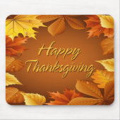 Happy Thanksgiving 1 Mousepad Muismat (Voorkant)