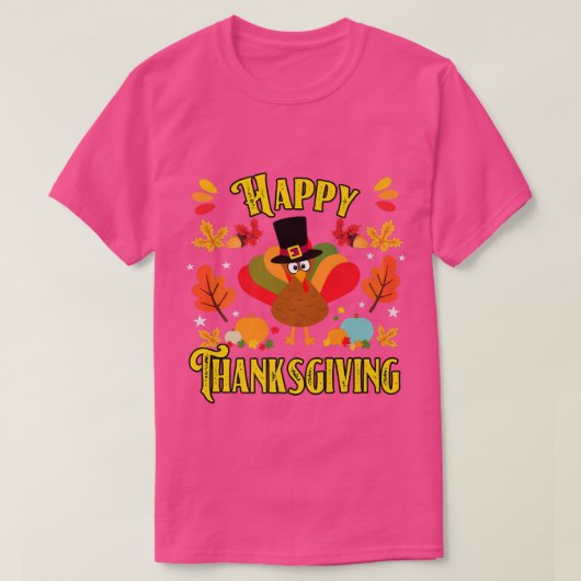 Happy Thanksgiving 2022 Funny Turkey Day herfst Fa T-shirt (Design voorkant)