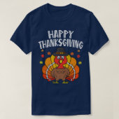 Happy Thanksgiving 2022 Funny Turkey day herfst Fa T-shirt (Design voorkant)