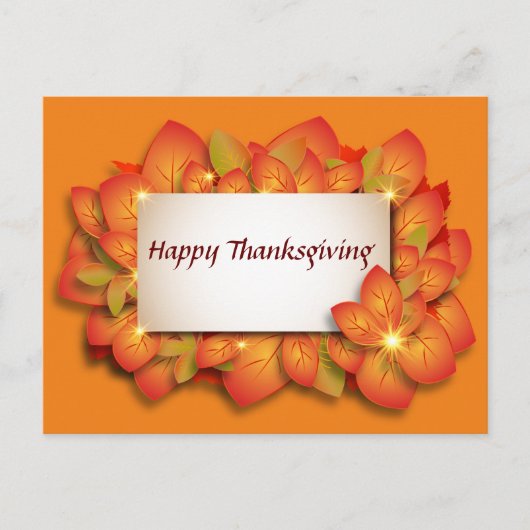 Happy Thanksgiving 2023 Briefkaart (Voorkant)