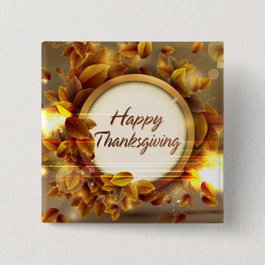Happy Thanksgiving 3 Button (Voorkant)