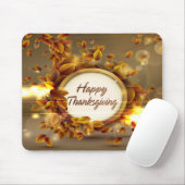 Happy Thanksgiving 3 Mousepad Muismat (Met muis)