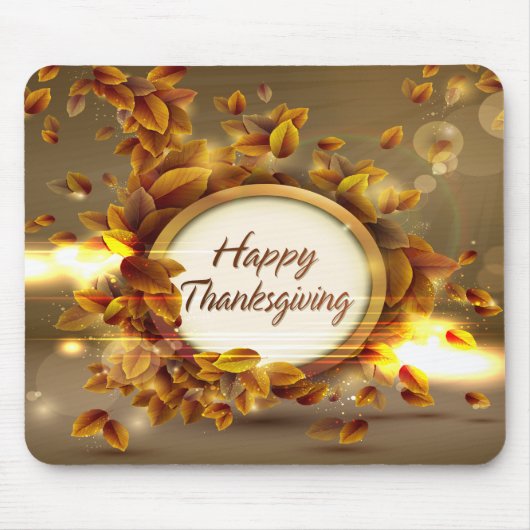 Happy Thanksgiving 3 Mousepad Muismat (Voorkant)