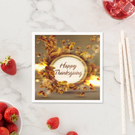 Happy Thanksgiving 3 opties Servetten (Insitu)