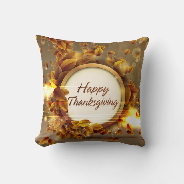 Happy Thanksgiving 3 Pillow Kussen (Voorkant)