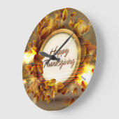 Happy Thanksgiving 3 wandklokken en numerieke opti (Hoek)