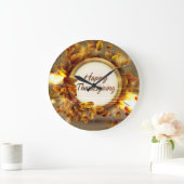 Happy Thanksgiving 3 wandklokken en numerieke opti (Huis)