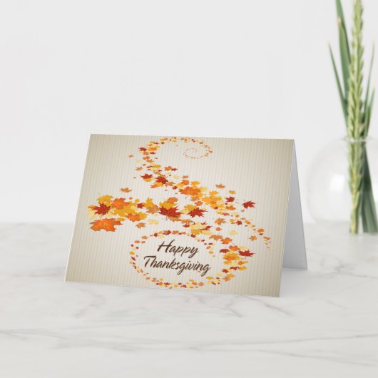 Happy Thanksgiving 4 Kaart (Voorkant)