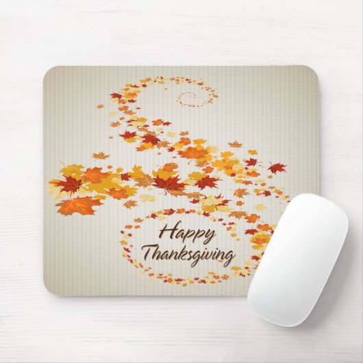 Happy Thanksgiving 4 Mousepad Muismat (Met muis)