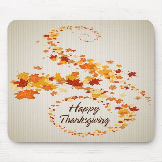 Happy Thanksgiving 4 Mousepad Muismat (Voorkant)