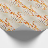 Happy Thanksgiving 4-pakpapier Cadeaupapier (Hoek)