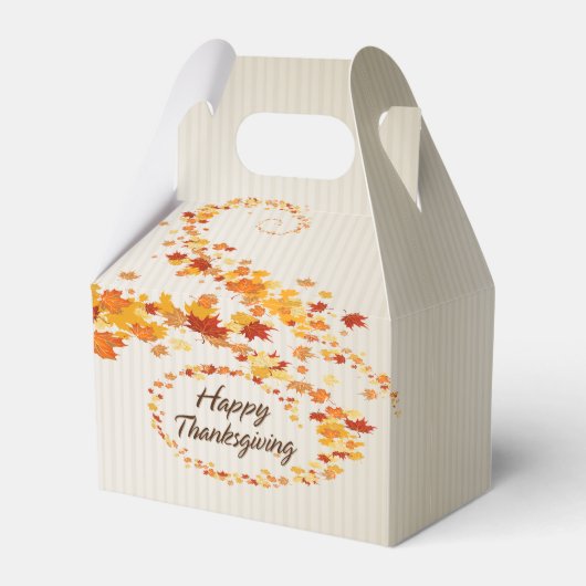 Happy Thanksgiving 4A-opties Bedankdoosjes (Voorkant Zijde)