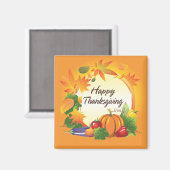 Happy Thanksgiving 5 Magnet (Voorkant / Achterkant)