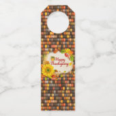 Happy Thanksgiving 5A-13A-opties Flessenhanger (Achterkant)