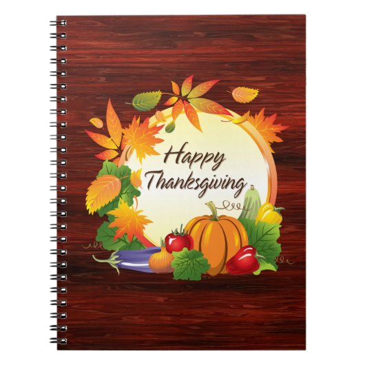 Happy Thanksgiving 5A Notitieboek (Voorkant)
