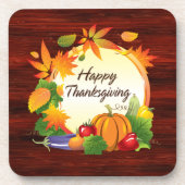 Happy Thanksgiving 5A Onderzetter (Voorkant)