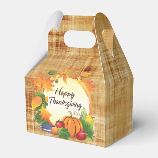 Happy Thanksgiving 5A opties Bedankdoosjes (Achterkant)