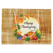 Happy Thanksgiving 5A-opties Groot Cadeauzakje (Achterkant)
